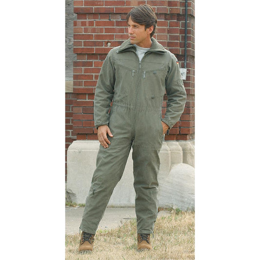 Authentic German army lined tanker jump suit coverall combi overall military Bundeswehr boiler overall