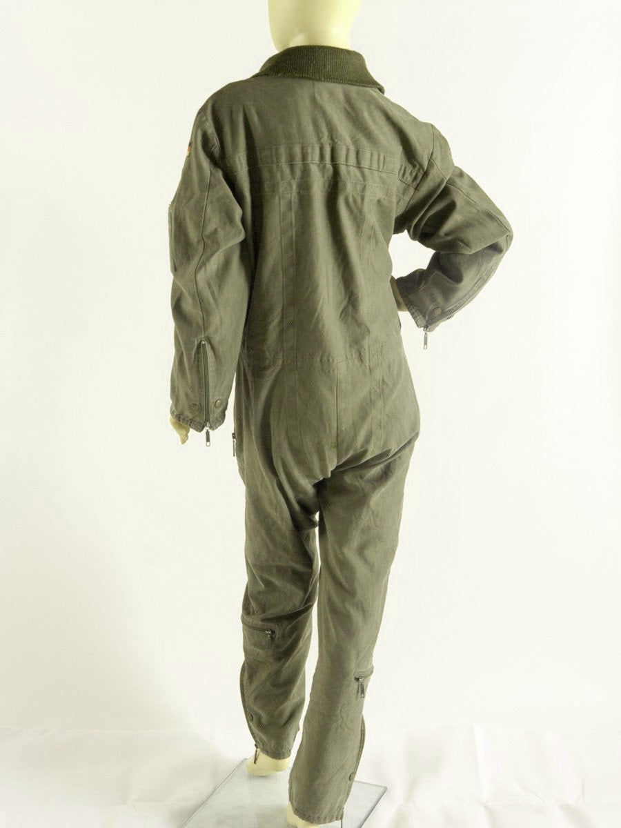 Authentic German army lined tanker jump suit coverall combi overall military Bundeswehr boiler overall