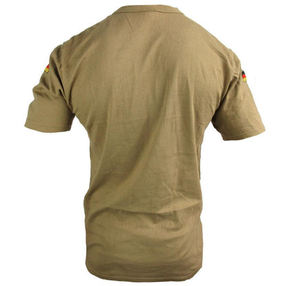 Authentic German army tropen tropical t-shirt military bundeswehr t-shirt desert